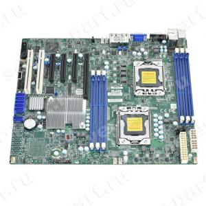 Материнская Плата Supermicro i5500 Dual Socket 1366 6DDR3 6SATAII PCI-E16x 3PCI-E8x 2PCI SVGA 2xGbLAN IPMI ATX 6400Mhz(X8DTL-IF)