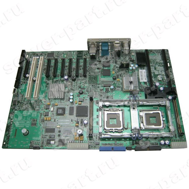 Материнская Плата HP i5000P Dual Socket 771 16FBD(2x Riser For Memory Boards) SATAII U100 7PCI-E8x 2PCI-X 2GbLAN E-ATX 1333Mhz For ML370G5 52xx 53xx 54xx Xeon(434719-001)