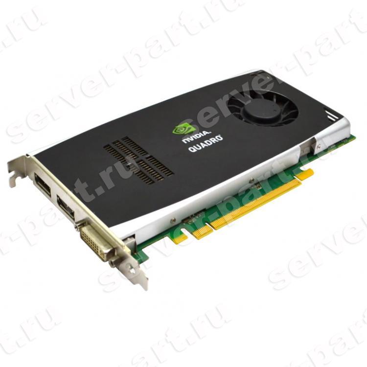 Видеокарта HP (PNY) Nvidia Quadro FX1800 768Mb 192Bit GDDR3 2xDP DVI SLI PCI-E16x For Z200 Z400 Z600 Z800 xw4600 xw9400(FY946ET)