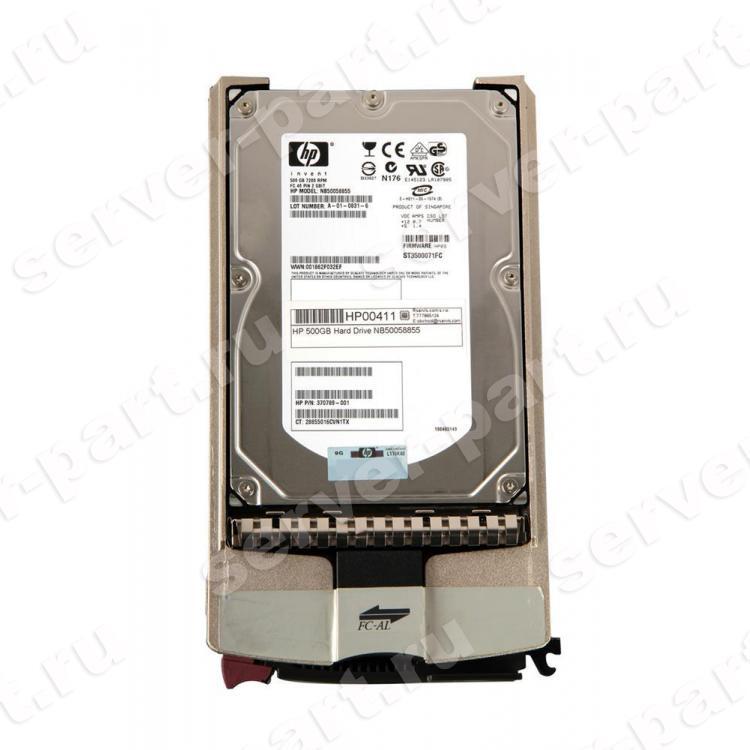 Жесткий Диск HP (Seagate) Cheetah NS35 ST3500071FC 500Gb (U2048/7200/8Mb) FATA 40pin Fibre Channel 3,5" For StorageWorks EVA 4100 4000 6100 6000 8100 8000 M5314(371142-001)