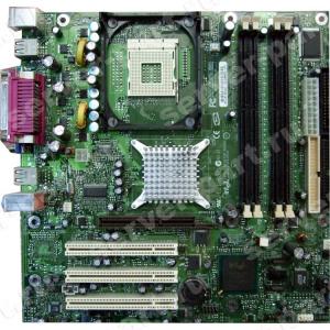 Материнская Плата Intel i865G Socket 478 HT 4DualDDR400 2SATA U100 AGP8x 3PCI SVGA AC97 LAN mATX(D865GLC)