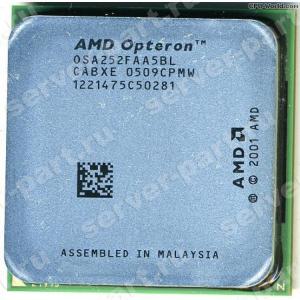 Процессор AMD Opteron 252 2600Mhz (1024/800/1,5v) Troy Socket 940(OSA252FAA5BL)