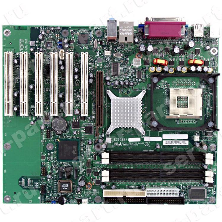 Материнская Плата Intel i865G Socket 478 HT 4DualDDR400 U100 SATA AGP8x 6PCI SVGA AC97 LAN1000 ATX(C25843)