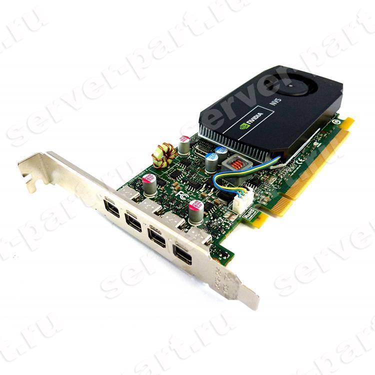 Видеокарта Dell (PNY) Nvidia Quadro NVS510 2Gb 128Bit GDDR3 4xminiDP LP PCI-E16x(VCNVS510DPBLK-1)