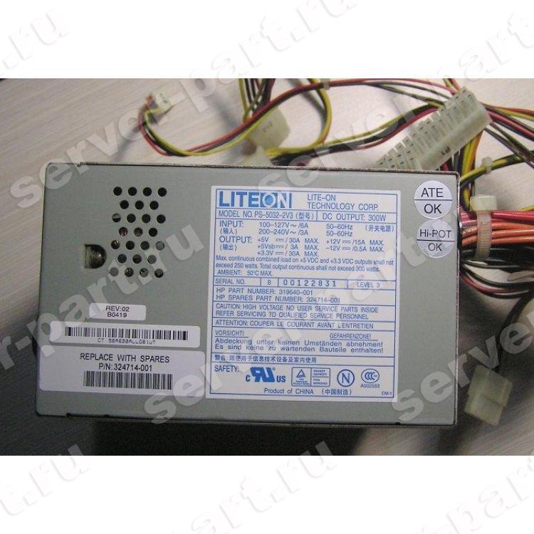 Блок Питания HP 300Wt (Lite On) для серверов ML330G3(PS-5032-2V3)