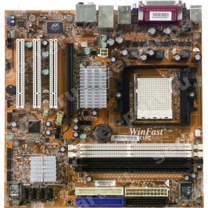 Материнская Плата Foxconn GF6150 S939 4DualDDR400 4SATAII U133 PCI-E16x PCI-E1x 2PCI SVGA DVI AC97-8ch LAN1000 IEEE1394 mATX(6150K8MD-8EKRS)
