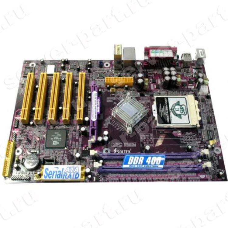 Материнская Плата Soltek nF2Ultra400 Socket 462 2DualDDR400 U133 AGP8x 5PCI AC97 ATX(SL-75FRN3)