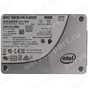 Твердотелый Накопитель SSD Intel D3 S4610 Series 960Gb 560/510Мб/сек 6G AES TLC 3DWPD 96K/51K IOPS 5800TBW MBTF 2M SATAIII 2,5" 7mm(SSDSC2KG960G8)
