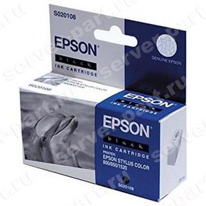 Картридж Epson Stylus Color(800 850 1520) 24ml Black(S020108)