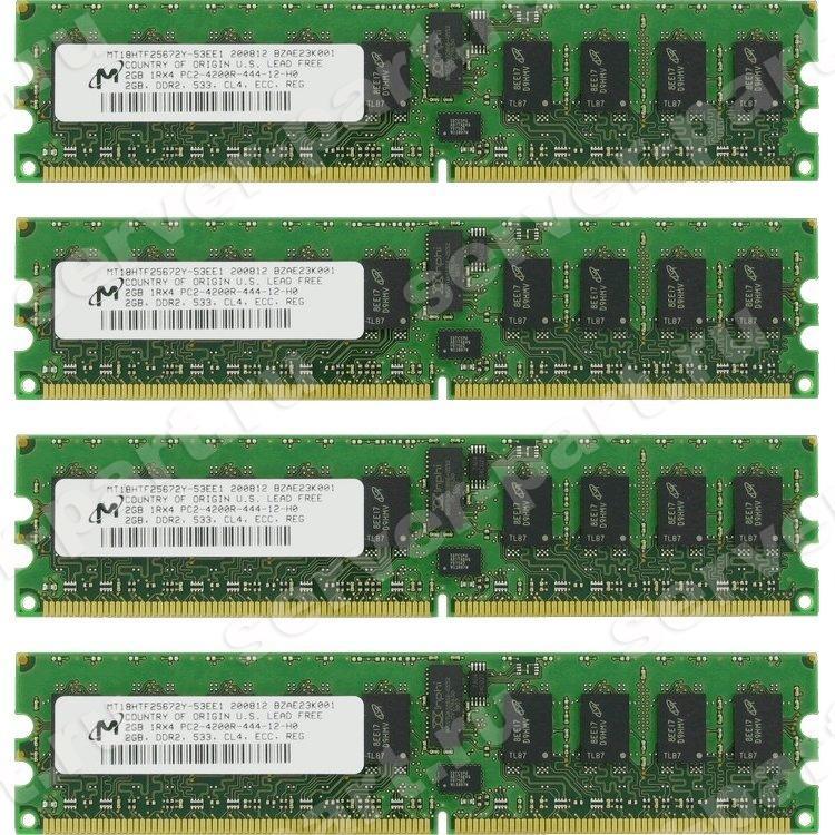 RAM DDRII-533 HP 2Gb ECC PC2-4200E For DL320G4 ML110G3 ML310G3(398956-001)