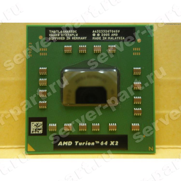 Процессор AMD Turion 64 X2 Mobile TL-64 2200Mhz (2x512/800/1,1v) 35W 2x Core Socket 1(638) Tyler(TMDTL64HAX5DC)