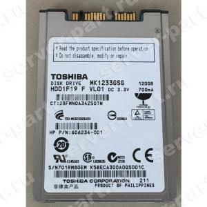 Жесткий Диск Toshiba 120Gb (U300/5400/8Mb) SATAII 1,8" For Notebooks(MK1233GSG)