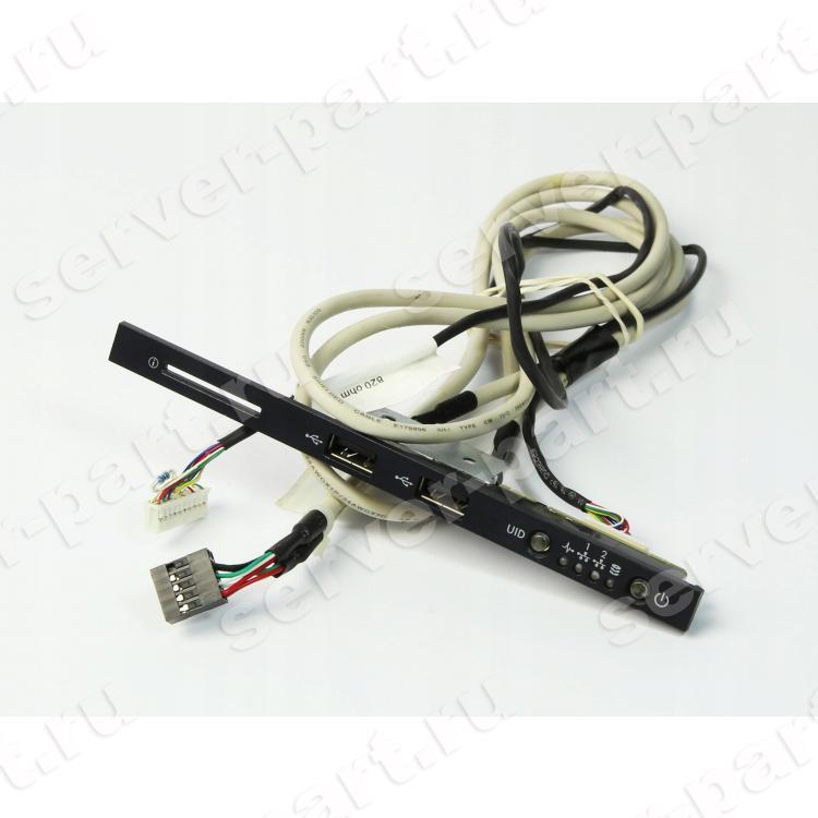 Лицевая Панель HP Power Button Switch Board LED 2USB For DL320G6 DL160G6 DL120G6(490540-001)