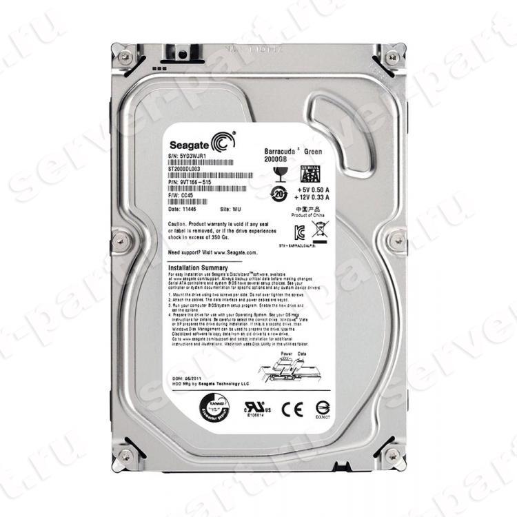 Жесткий Диск Seagate Barracuda Green 2Tb (U600/5900/64Mb) NCQ 6G SATAIII(ST2000DL003) Жесткий Диск Seagate Barracuda Green 2Tb (U600/5900/64Mb) NCQ 6G SATAIII(ST2000DL003)