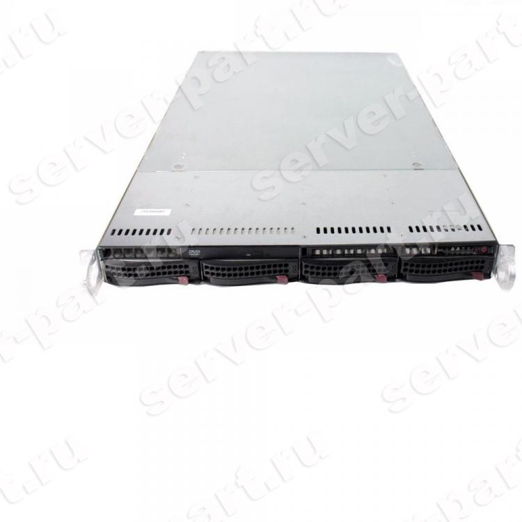 Платформа SuperMicro SuperServer Dual Socket771 i5000P 8FBD 6SATAII 4xHotSwap 2GbLAN 1333Mhz DVD 2x650Wt E-ATX 1U(SYS-6015B-UR)