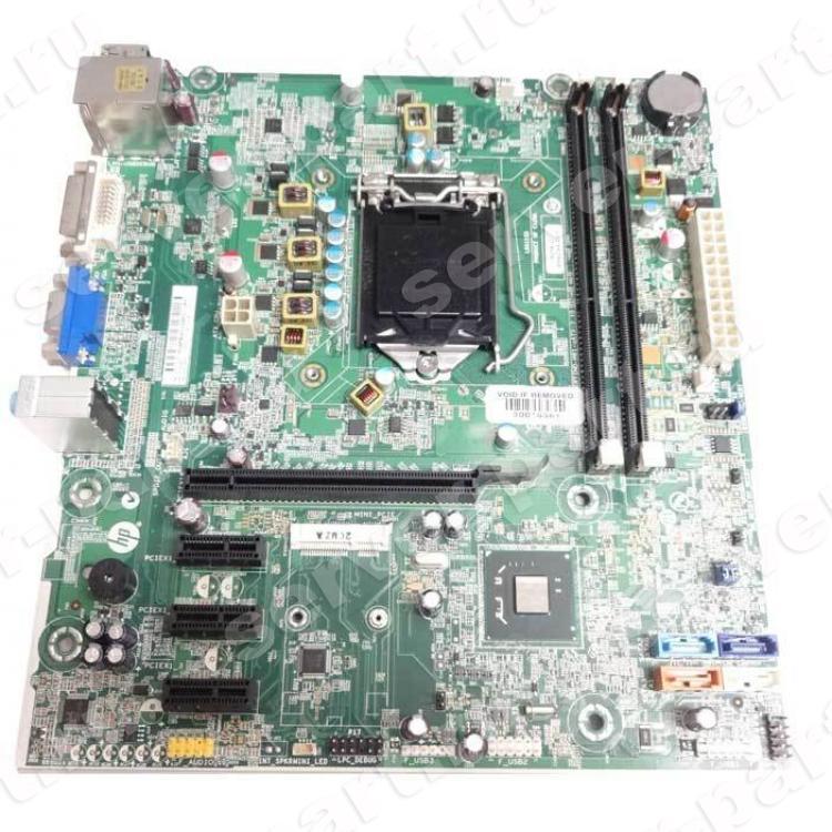 Материнская Плата HP iH61 S1155 2DualDDRIII 4SATAII PCI-E16x 3PCI-E1x SVGA DVI LAN1000 AC97-6ch mATX For Pro 3400 3405 3500 MT 3515(701413-601)