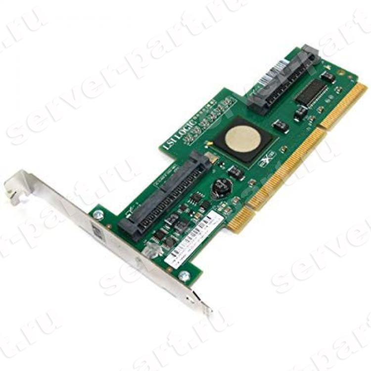 Контроллер SAS HP (LSI Logic) Int-2xSFF8484 (32-pin) 8xSAS/SATA RAID10 U300 LP PCI-X For DL140G2 DL140G3 DL145G2 DL145G3 DL160G5 DL165G5 DL180 DL320G3 DL320G4 DL320G5 DL320G5p DL360G4 DL360G4p DL360G5 DL365 DL365G5 DL380G4 DL380G5(SAS3080X-HP)