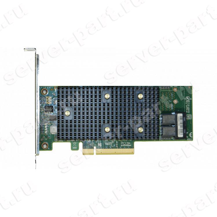 Контроллер SAS RAID Intel (LSI Logic) MegaRAID SAS3408 Int-2xSFF-8643 8xSAS/SATA RAID5 U1200 12G SAS PCI-E8x 3.1 For R1208WFTYS R1304WF0YS R1304WFTYS R2208WF0ZS R2208WFQZS R2208WFTZS R2224WFQZS R2224WFTZS R2308WFTZS R2312WF0NP(RSP3WD080E)