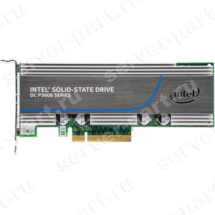 Твердотелый Накопитель SSD Intel SSD DC P3608 Series 1.6Tb 5Гб/сек TRIM MLC HHHL AES PCI-E8x 3.0(SSDPECME016T4)