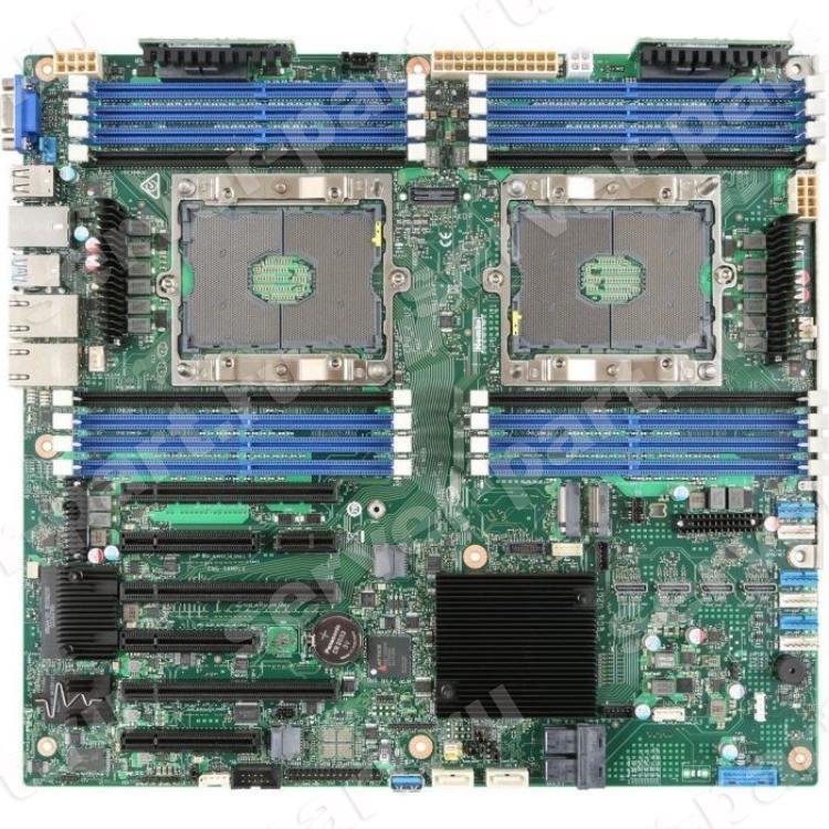 Материнская Плата Intel iC624 Dual Socket 3647 16DDR4 10SATAIII 4PCI-E OCuLink 3PCI-E16x 3PCI-E18x SVGA 2x10GbeLAN E-ATX For P4304XXMFEN2 P4304XXMUXX(957180)