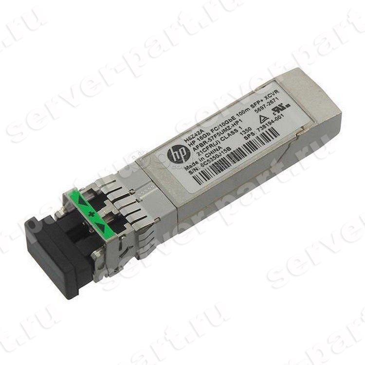 Transceiver SFP+ HP StoreFabric (Finisar) 16Gbps FC/10GbE 100m SR XCVR Pluggable miniGBIC FC For FlexFabric 5930 5900CP(H6Z42A)