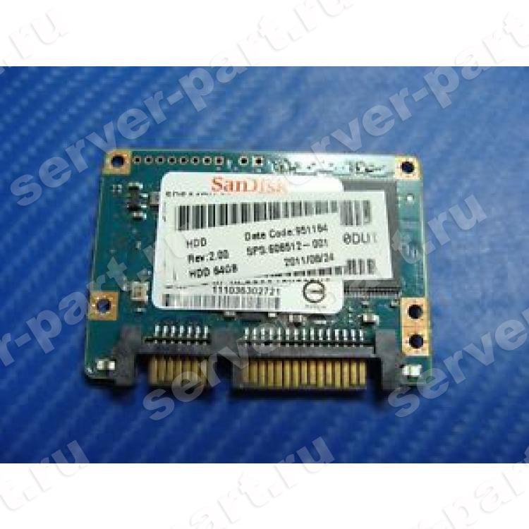Твердотелый Накопитель SSD HP (SanDisk) 64Gb 3G SATAII Half 1,8" For HP Slate 500 XT962UA(SDSA4BH-064G)