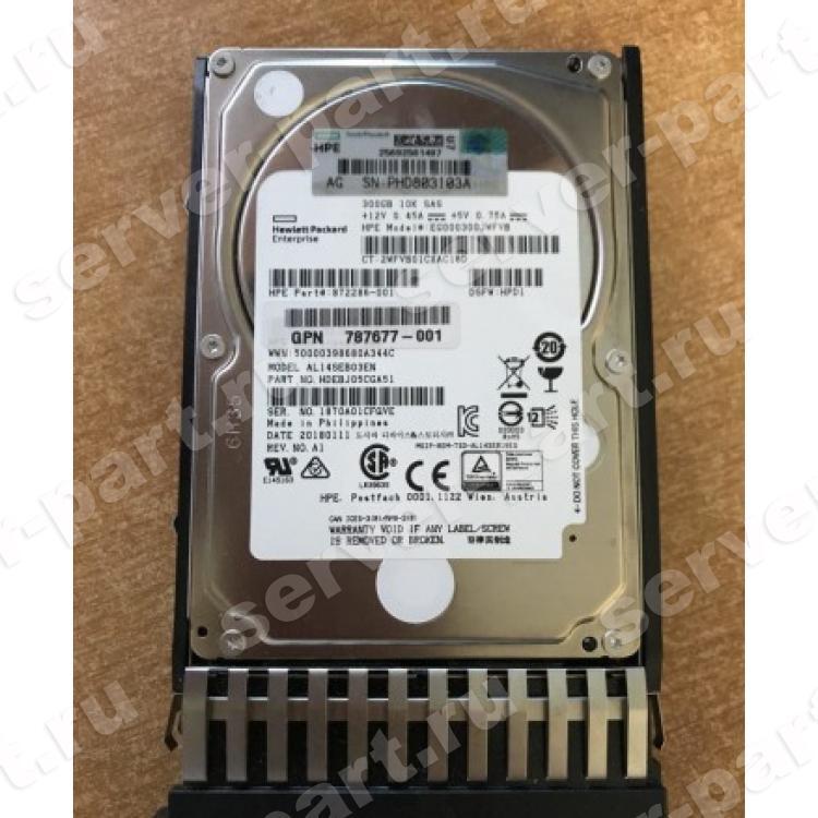 Жесткий Диск HP (Toshiba) 300Gb (U1200/10500/128Mb) 512n 12G SAS 2,5" For Gen5 Gen6 Gen7 Gen8 Gen9 Gen10 MSA2052 MSA2050 MSA2042 MSA2040 MSA1050 MSA1040(785412-001)