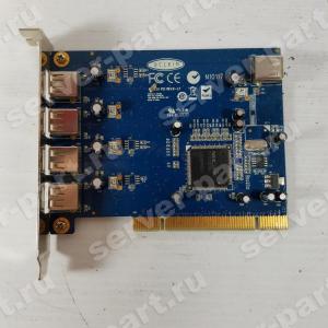 Контроллер Belkin USB2.0 5USB 4x-Ext 1x-Int PCI(F5U220)