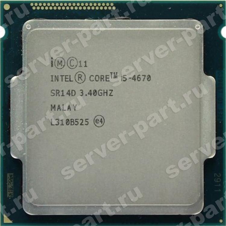 Процессор Intel Core i5 3400(3800)Mhz (5000/L3-6Mb) Quad Core 84Wt Socket LGA1150 Haswell(i5-4670)