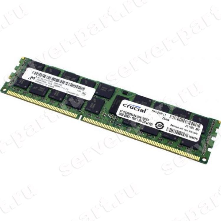 RAM DDRIII-1600 Crucial (Micron) 16Gb 2Rx4 REG ECC PC3L-12800R-11(MT36KSF2G72PZ-1G6N1)