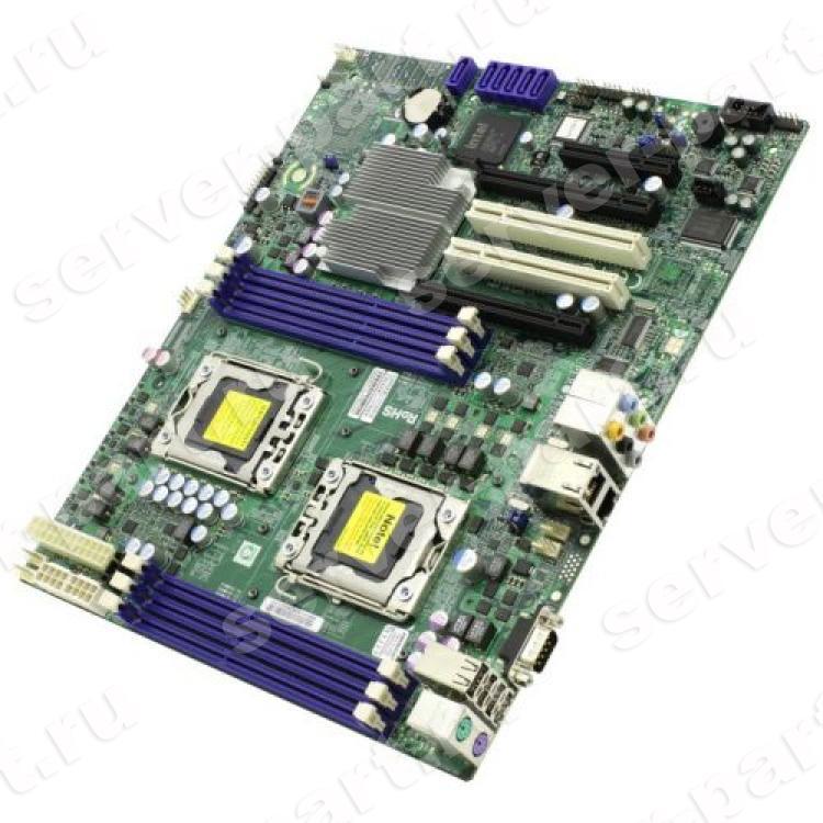Материнская Плата Supermicro i5520 Dual Socket 1366 6DDR3 6SATAII 2PCI-E16x PCI-E8x 2PCI 2xGbLAN AC97-8ch E-ATX 6400Mhz(X8DAL-I)