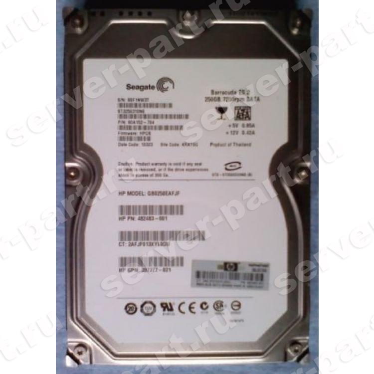 Жесткий Диск HP (Seagate) Barracuda ES.2 ST3250310NS 250Gb (U300/7200/32Mb) NCQ SATAII For Gen5 Gen5p Gen6 Gen7(GB0250EAFJF)