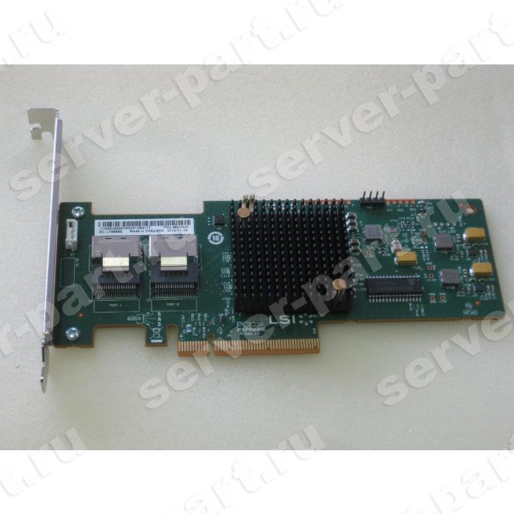 Контроллер SAS RAID IBM ServeRAID M1115 (LSI Logic) MegaRAID SAS CPU XOR IBM 533Mhz RAID on Chip (ROC) LSISAS2008 Int-2xSFF8087 8xSAS/SATA RAID10 U600 PCI-E8x 2.0(81Y4449)