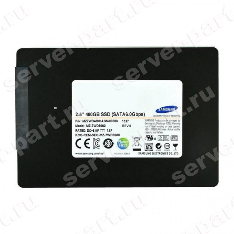 Твердотелый Накопитель SSD Samsung SM843 480Gb U600 MLC 6G SATAIII 2,5"(MZ7PD480HAGM-000DA)