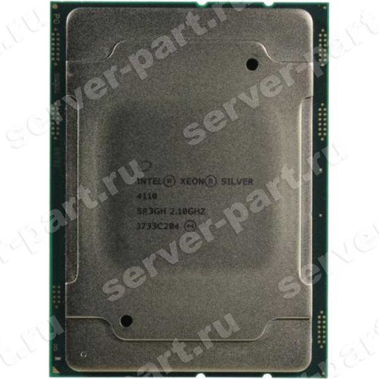 Процессор Intel Xeon Silver 4110 2100(3000)Mhz L3-11Mb 9600 8x Core 85Wt Socket LGA3647 Skylake(SR3GH)