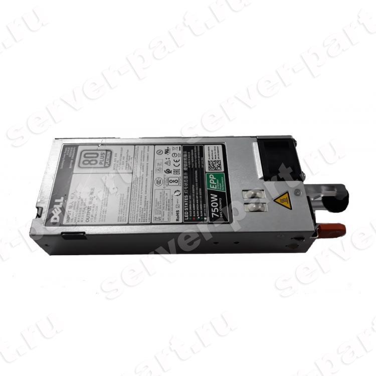 Резервный Блок Питания Dell 750Wt (Delta) Platinum для серверов PowerEdge R530 R540 R630 R640 R730 R730XD R740 R740XD R830 R840 R930 T430 T440 T630 T640 R7415 R7425 PowerVault NX3240 NX3330(5RHVV)