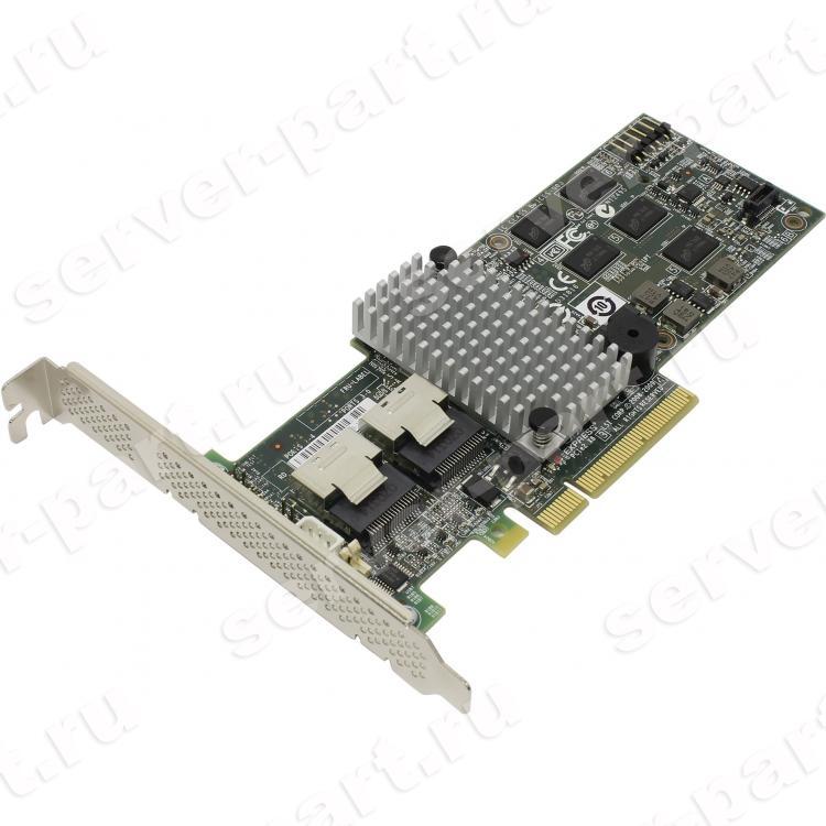 Контроллер RAID SATA Intel (LSI Logic) MegaRAID SAS XOR CPU Power PC 800Mhz LSISAS2108 256Mb Int-2xSFF8087 8xSATAII RAID60 SATAII LP PCI-E8x(9260-8i)