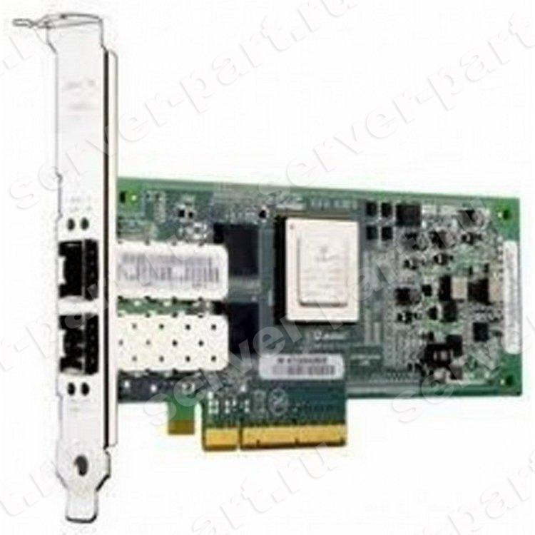Контроллер iSCSI Dell (Qlogic) ISP8112 Dual Port 2xLC 2x10Гбит/сек FCoE HBA PCI-E to iSCSI PCI-E8x(QLE8152-DEL)