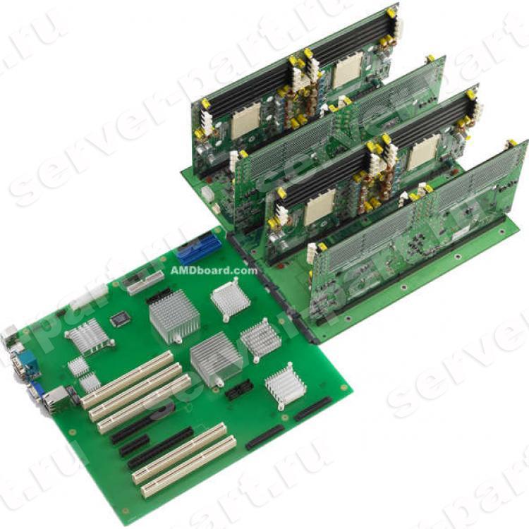 Материнская Плата Iwill nForce Pro 2200 Up To 8x Socket 940 0(32)DualDDR400 2UW320SCSI U133 3PCI-E16x 5PCI-X SVGA 2xGbLAN E-ATX 1000Mhz(H8502-M)