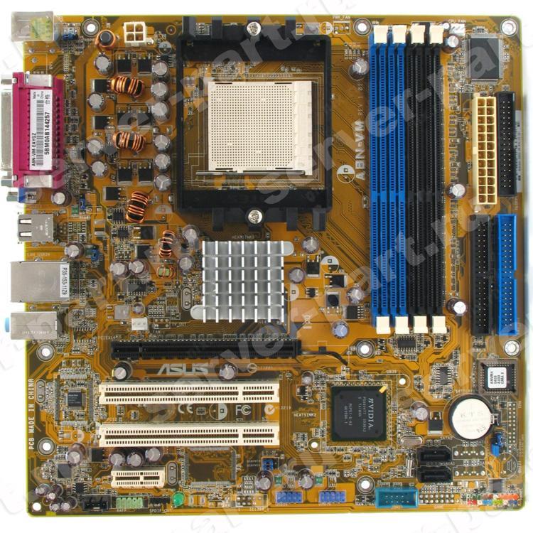Материнская Плата ASUS CSM GF6150 S939 4DualDDR400 4SATAII U133 PCI-E16x PCI-E1x 2PCI SVGA AC97-6ch LAN1000 IEEE-1394 mATX(A8N-VM CSM)