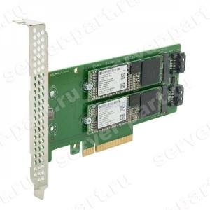 Твердотелый Накопитель SSD HP 120Gb M.2 Dual Kit (Intel) SSD Pro 1500 Series SSDSCIHF120A4H 120Gb R/W-540/480Mb/s MLC AES 20nm 6G SATAIII M.2 22x42mm For Apollo 4200 Gen9(797908-001)