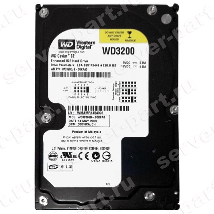 Жесткий Диск Western Digital Caviar 7200 SE 320Gb (U100/7200/8Mb) IDE(WD3200JB-00KFA0)