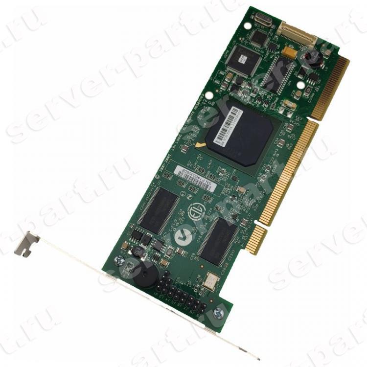 Контроллер RAID SCSI Intel Intel IOP321-400Mhz 128Mb 0-Channel RAID50 UW320SCSI LP PCI-X For Intel iE7520(C16409-004)