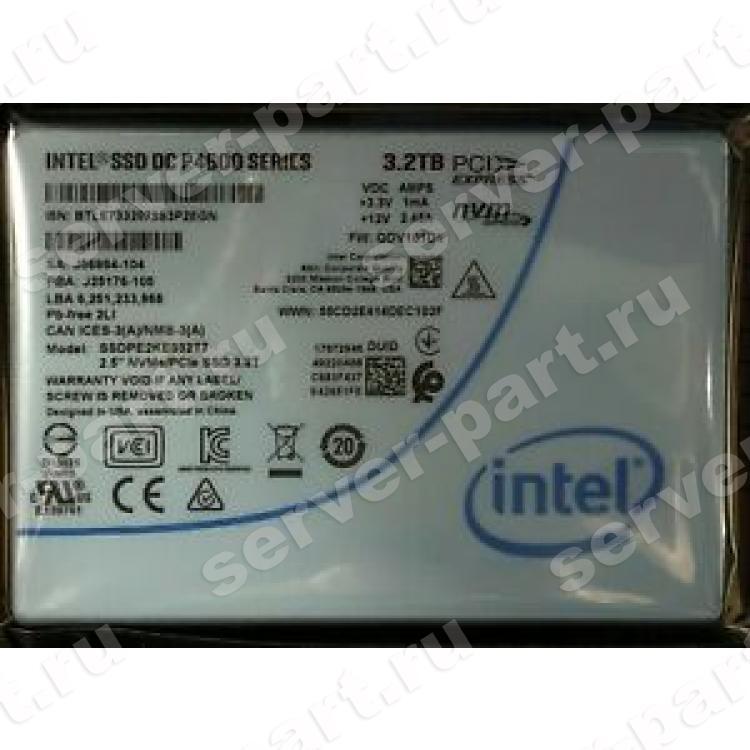 Твердотелый Накопитель SSD Intel SSD DC P4600 Series 3.2Tb 3,2Гб/сек TRIM HHHL TLC 3D NAND PCI-E4x 3.1 2,5" 15mm(954827)