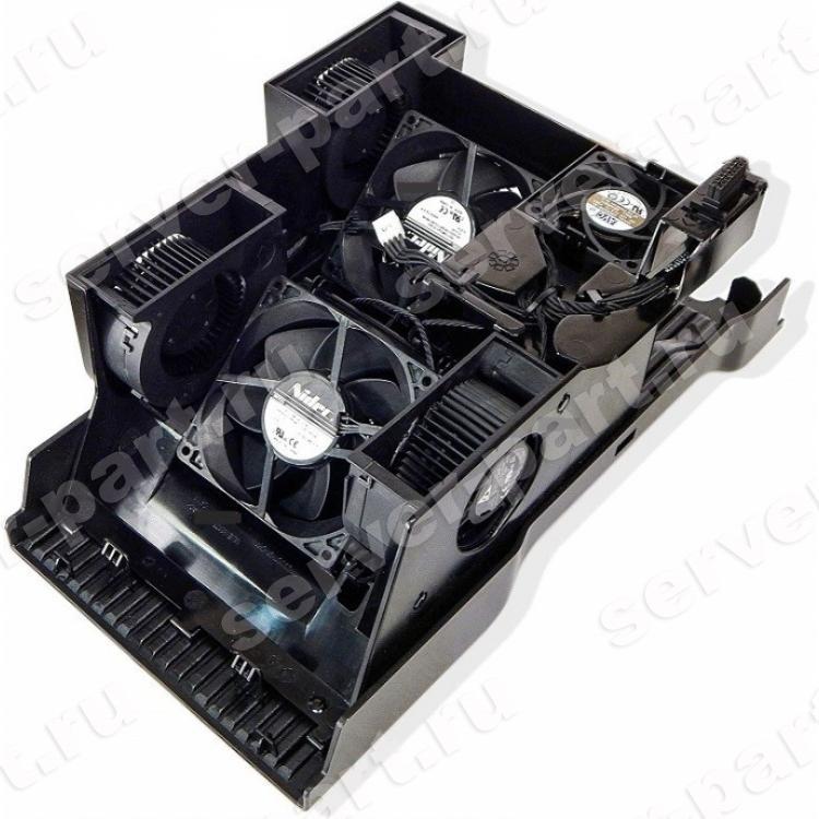 Блок Вентиляторов HP Cooloing Fans And Plastic Housing Assembly 3x (Delta) BUB0712HF-BE04 1x (Nidec) UltraFlo T92T12MS3A7-57A03 1x (AVC) DS06025B12U для z820 z840(684574-001)