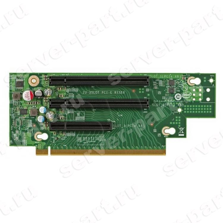 Riser Intel 2PCI-E16x 1PCI-E8x 2U For S2600WFQ S2600WF0 S2600WFT S2600WTTS1R R22** R23**(934885)