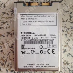Жесткий Диск Toshiba 160Gb (U300/5400/8Mb) SATAII 1,8" For Notebooks(MK1629GSG)